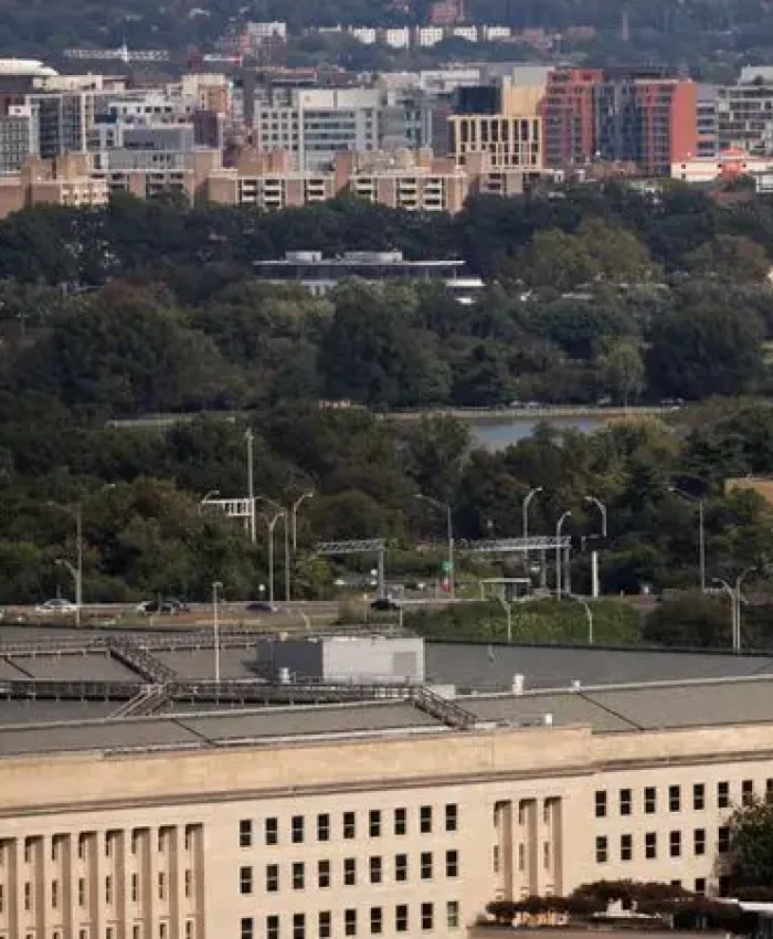 El edificio del Pentágono se ve en Arlington, Virginia, Estados Unidos