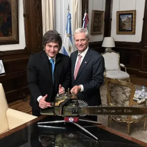 LA CORDILLERA UNIDA POR LA DERECHA: Milei recibió a José Antonio Kast en la Casa Rosada