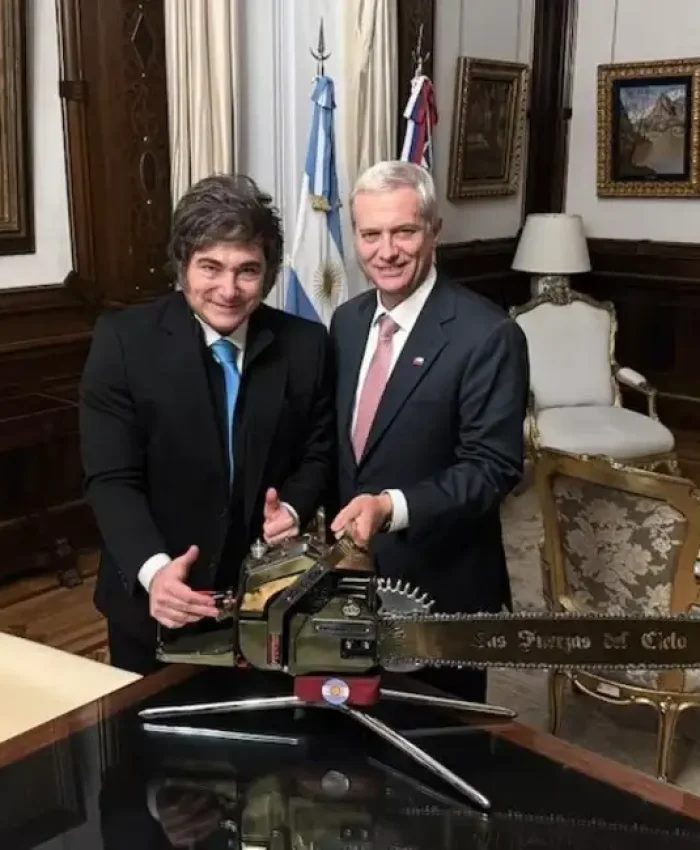 LA CORDILLERA UNIDA POR LA DERECHA: Milei recibió a José Antonio Kast en la Casa Rosada