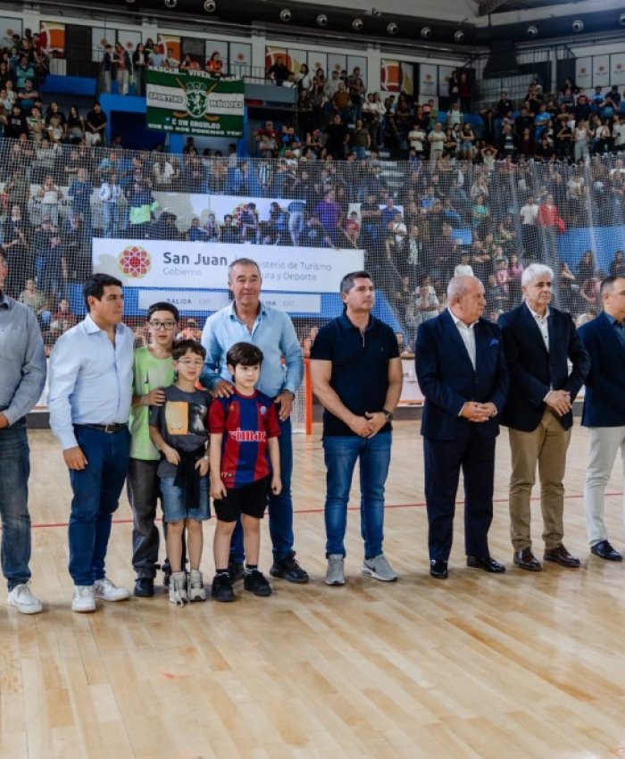 El gobernador Marcelo Orrego presenció la final del Mundial de Clubes Masculino de Hockey sobre Patines