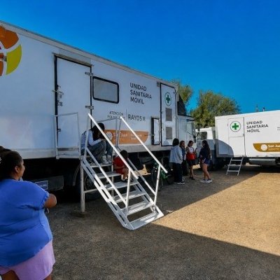 Las Unidades Sanitarias Móviles acercan atención y prevención a las familias de Pocito