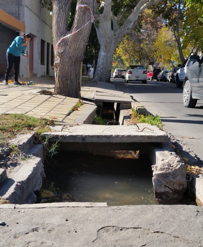 Capital: Acequias y cordones en mal estado
