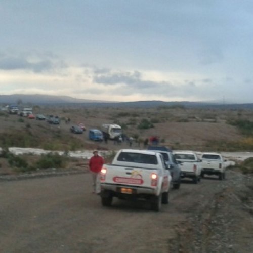 Jáchal: caminos cortados por la lluvia