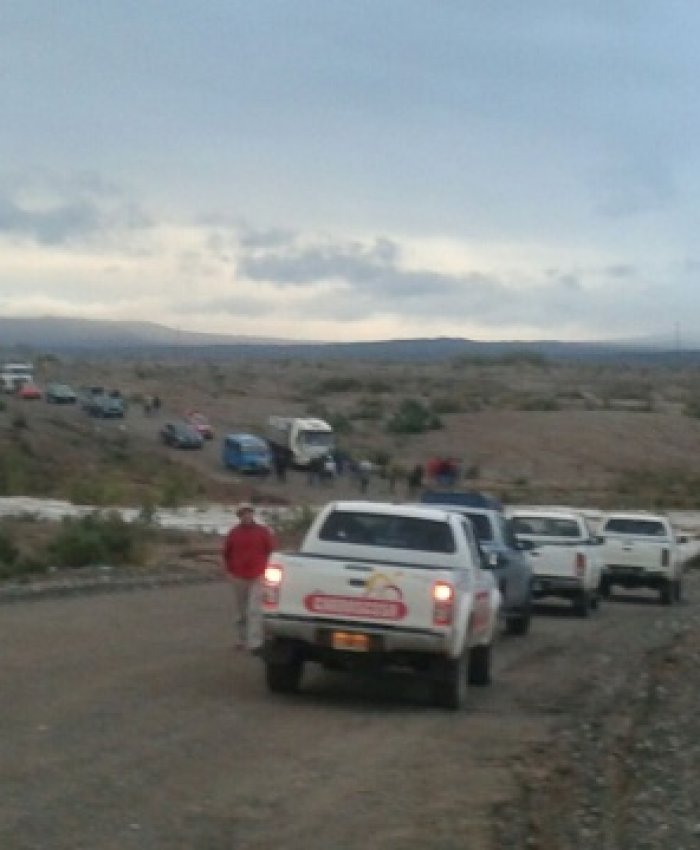 Jáchal: caminos cortados por la lluvia