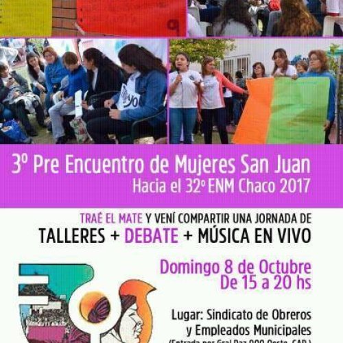 Tercer Pre Encuentro Nacional de Mujeres