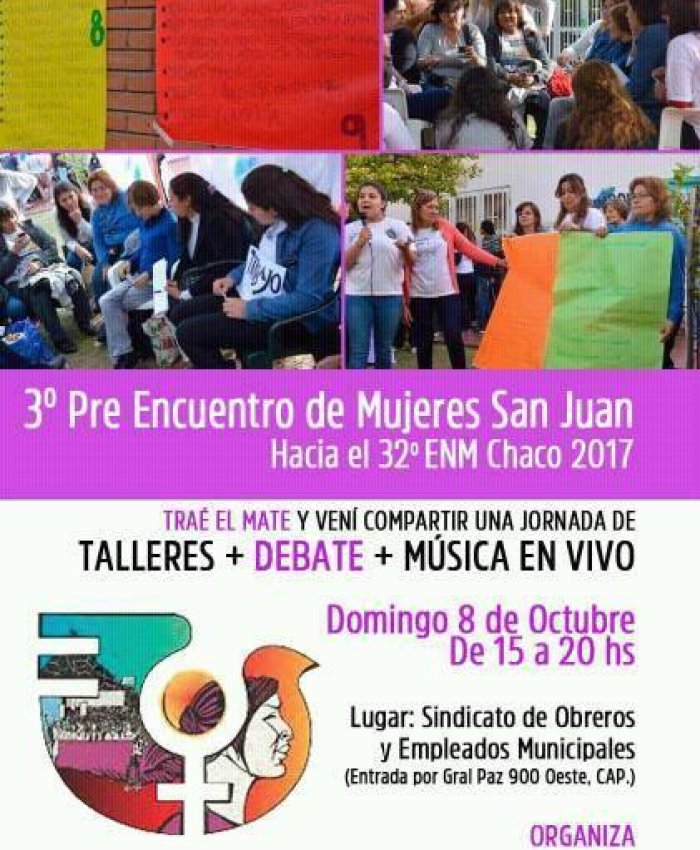 Tercer Pre Encuentro Nacional de Mujeres