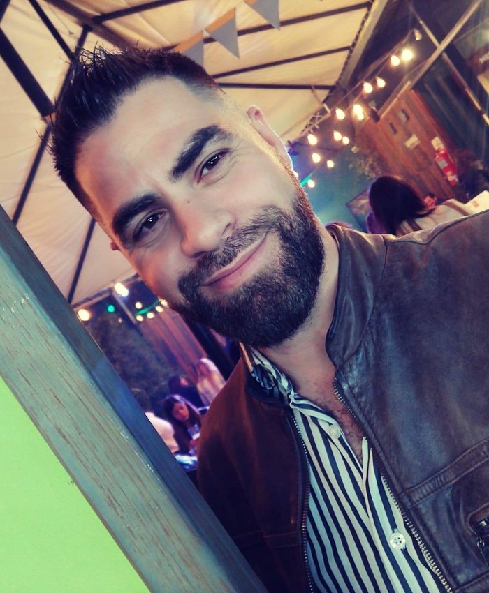 ¿Cómo es trabajar en un spot político con Uñac?