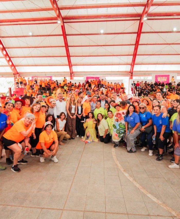 Orrego visitó una colonia de verano en Rawson y destacó el valor social del programa