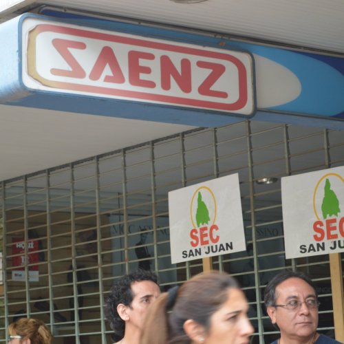 Crisis: Saenz cerró sus puertas