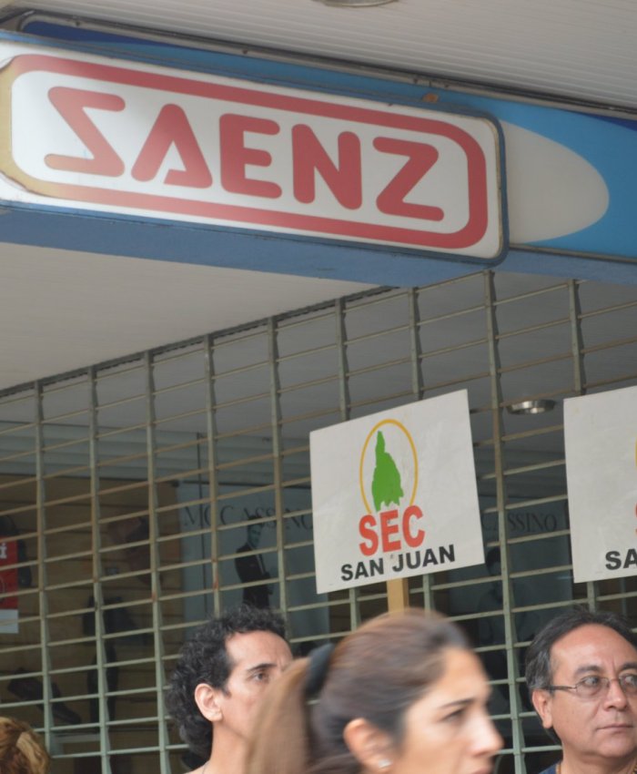 Crisis: Saenz cerró sus puertas