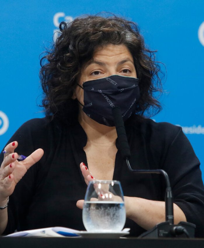 Carla Vizzotti aconsejo usar el barbijo.. Imagen: Leandro Teysseire