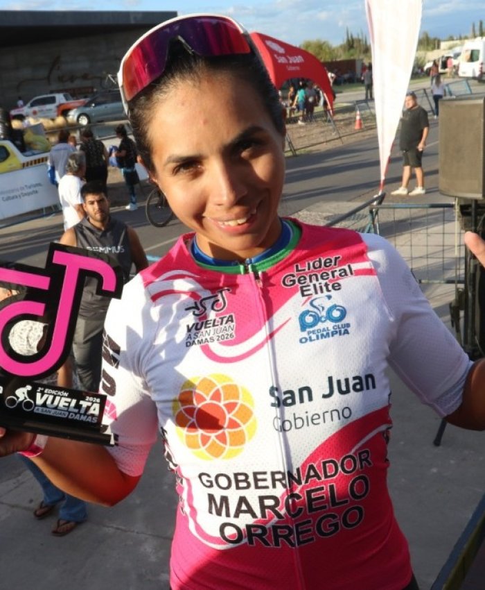 La primera etapa de la Vuelta a San Juan Damas 2026 fue para Maribel Aguirre
