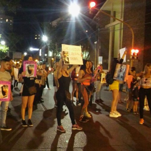 JusticiaxAzul: Marcha por el esclarecimiento del Travesticidio de Azul Montoro