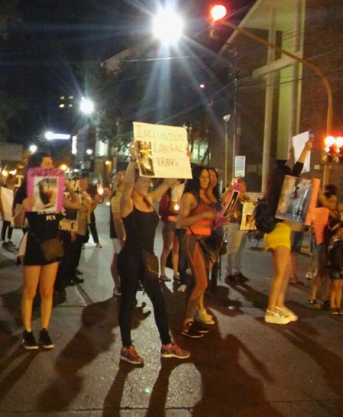 JusticiaxAzul: Marcha por el esclarecimiento del Travesticidio de Azul Montoro