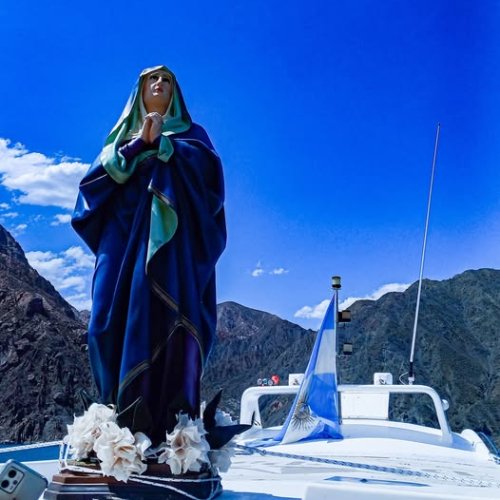 La primera Procesión Náutica en el Dique Punta Negra fue un éxito