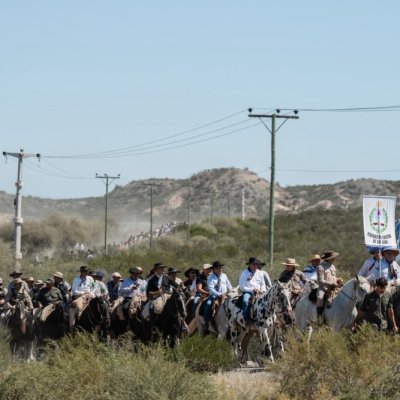 La multitudinaria Cabalgata de la Fe llegó a la Difunta Correa y estrenó un predio completamente renovado