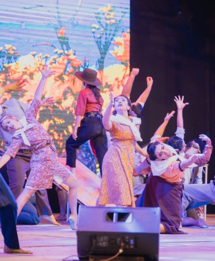 San Juan estuvo presente en Laborde con identidad cuyana en escena