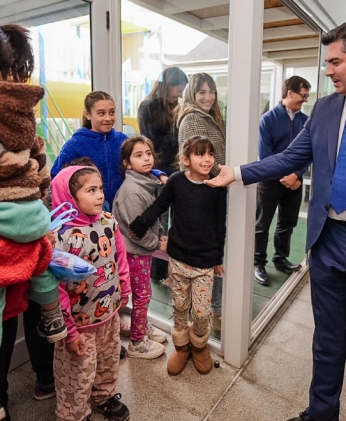 El gobernador inauguró un nuevo Centro de Desarrollo Infantil en Pocito