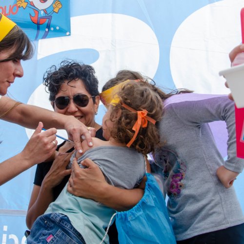 San Juan lanzó la campaña nacional contra el sarampión, rubéola, poliomielitis y paperas