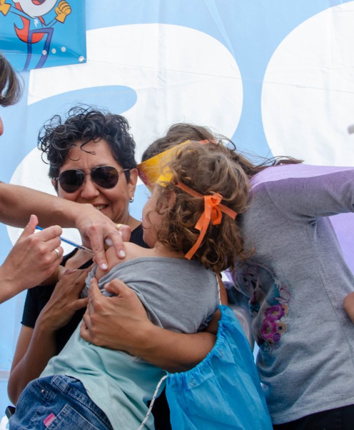 San Juan lanzó la campaña nacional contra el sarampión, rubéola, poliomielitis y paperas