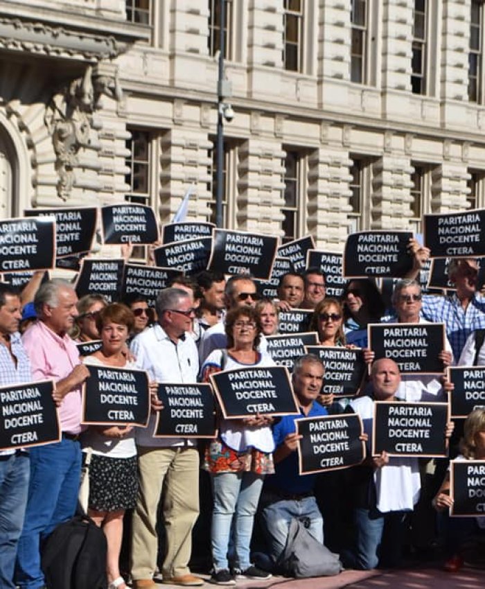 PARO NACIONAL: los docentes adhieren  a la medida de fuerza