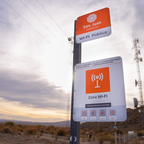 Ahora la ruta que une la ciudad de San Juan y Jáchal tiene puntos con Wi-Fi
