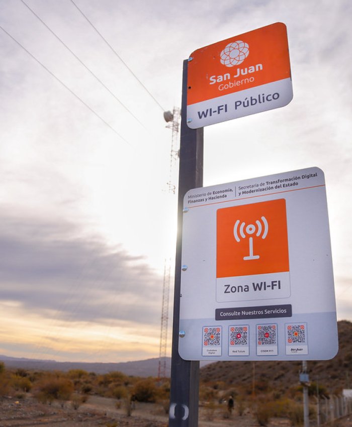 Ahora la ruta que une la ciudad de San Juan y Jáchal tiene puntos con Wi-Fi