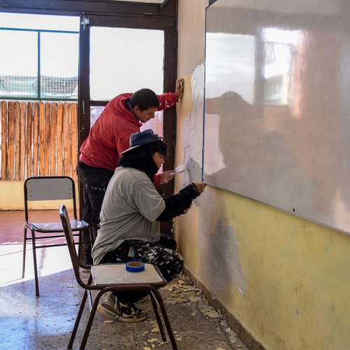 Infraestructura realizará la pintura de 30 escuelas de la provincia