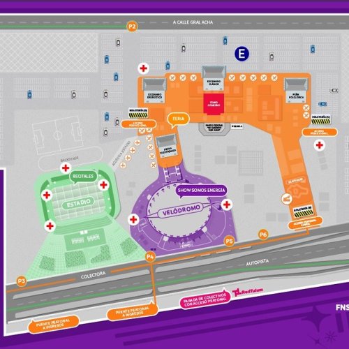 FNS 2024: el detalle de los accesos al predio