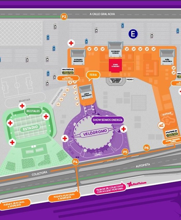 FNS 2024: el detalle de los accesos al predio