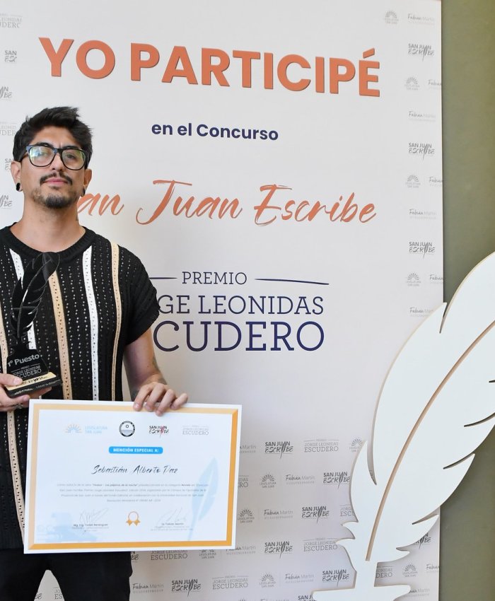 San Juan Escribe: Conoce a Sebastián Paz, ganador de la categoría Novela