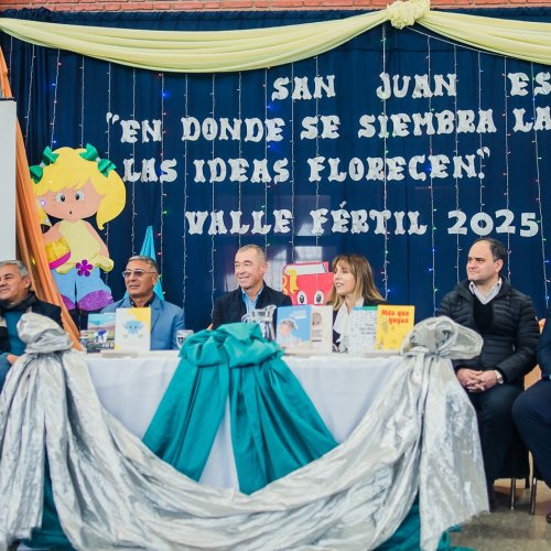 San Juan Escribe llegó a instituciones educativas de Valle Fértil