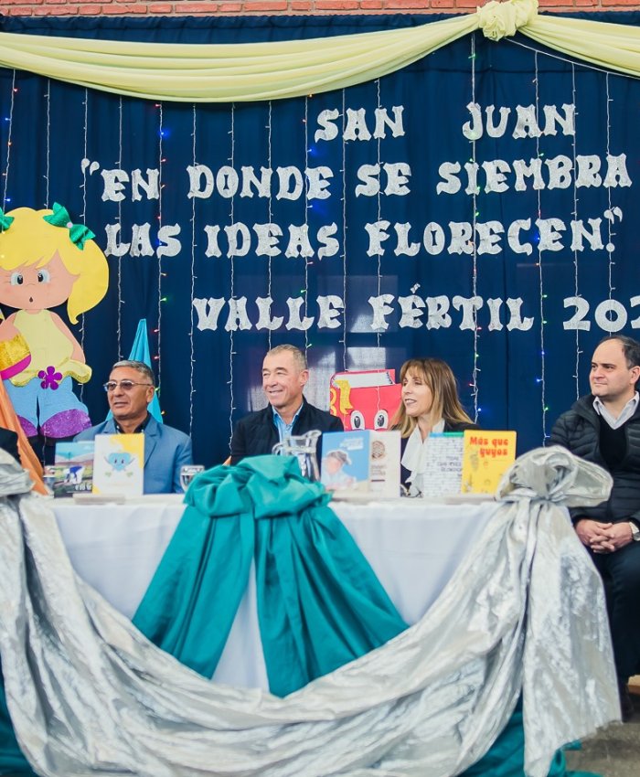 San Juan Escribe llegó a instituciones educativas de Valle Fértil