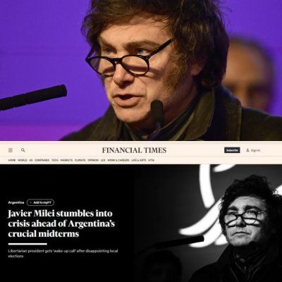 Financial Times publicó un duro artículo sobre Javier Milei: «la mayor crisis»