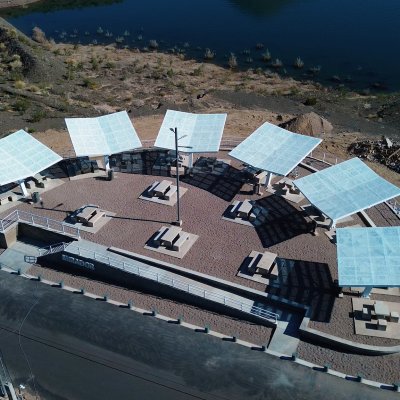 Ya construyeron los 5 miradores del Dique Punta Negra