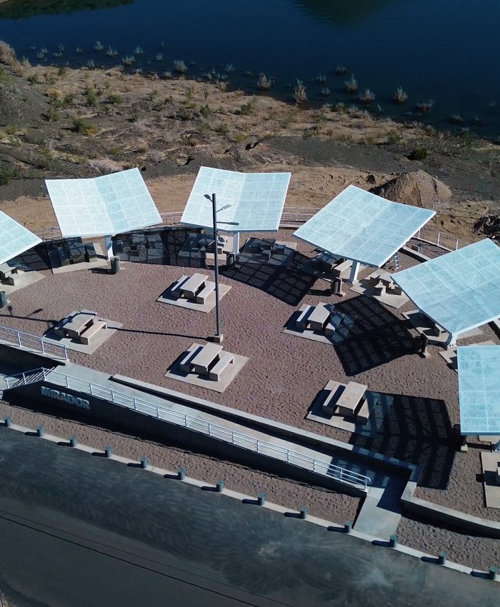 Ya construyeron los 5 miradores del Dique Punta Negra