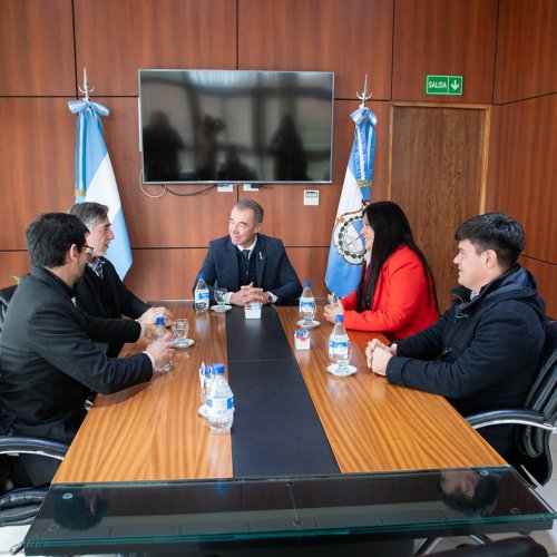 El vicegobernador Fabián Martín recibió al representante regional de Registrar Corp