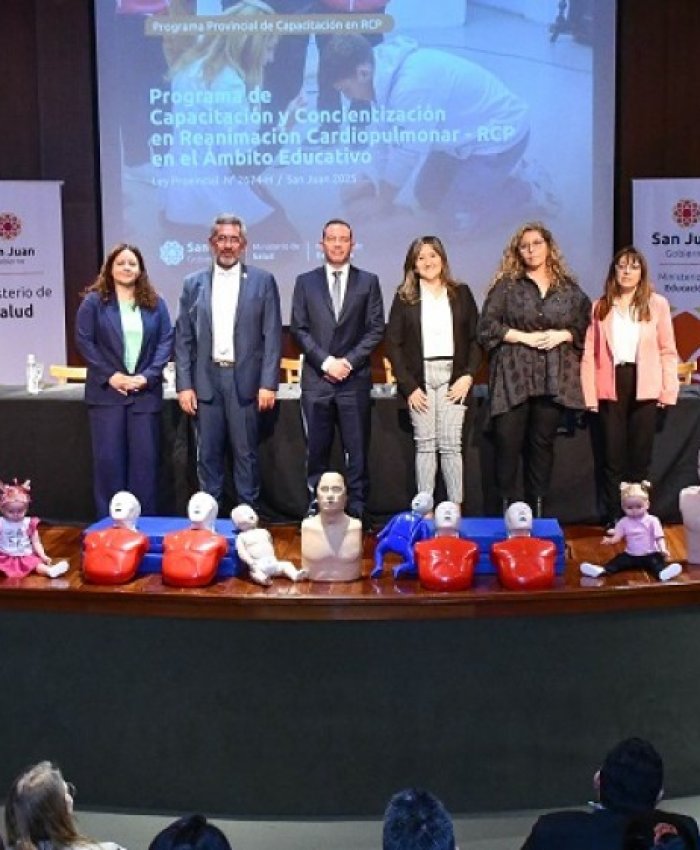 San Juan implementará la capacitación de RCP en las escuelas secundarias