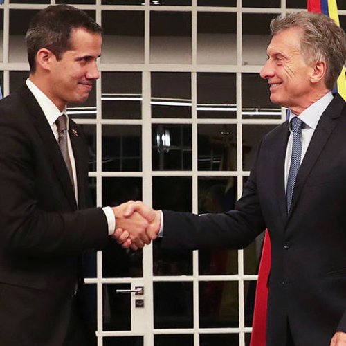 Juan Guaidó se reunió con Macri y agradeció su apoyo