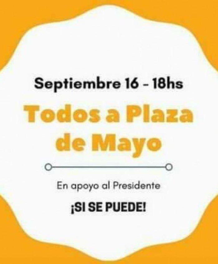 Proponen una marcha para el 16 de septiembre en apoyo a Macri y Bullrich