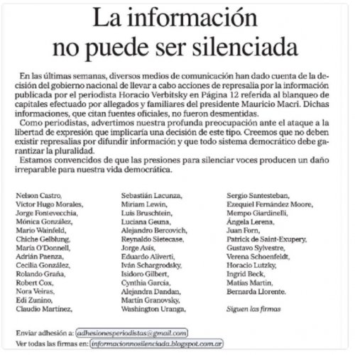 Periodistas denunciaron persecución y ataque a la libertad de expresión