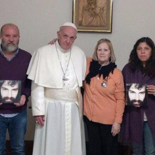 El Papa recibió a la familia Maldonado