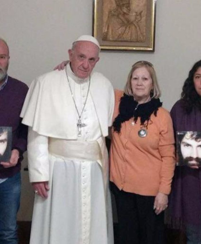 El Papa recibió a la familia Maldonado