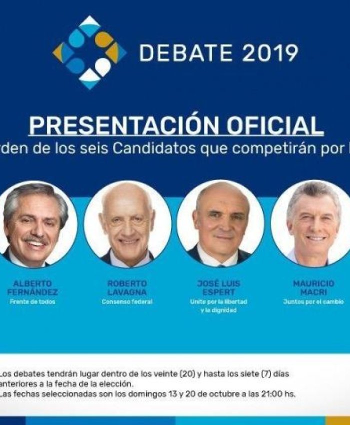 Debate presidencial: enterate cómo será el mecanismo