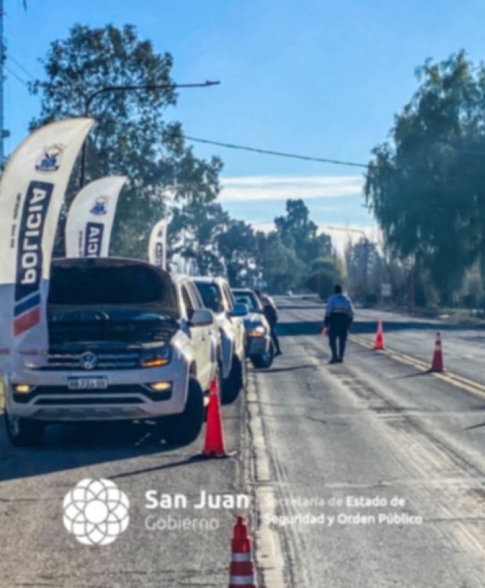 Operativo conjunto entre las fuerzas de seguridad de San Juan y Mendoza