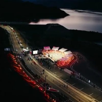 Orrego inauguró los miradores en el dique Punta Negra, para vivir a pleno el verano sanjuanino