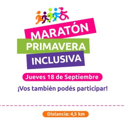 Maratón de Primavera Inclusiva en Chimbas: una fiesta de juventud, deporte y renacimiento