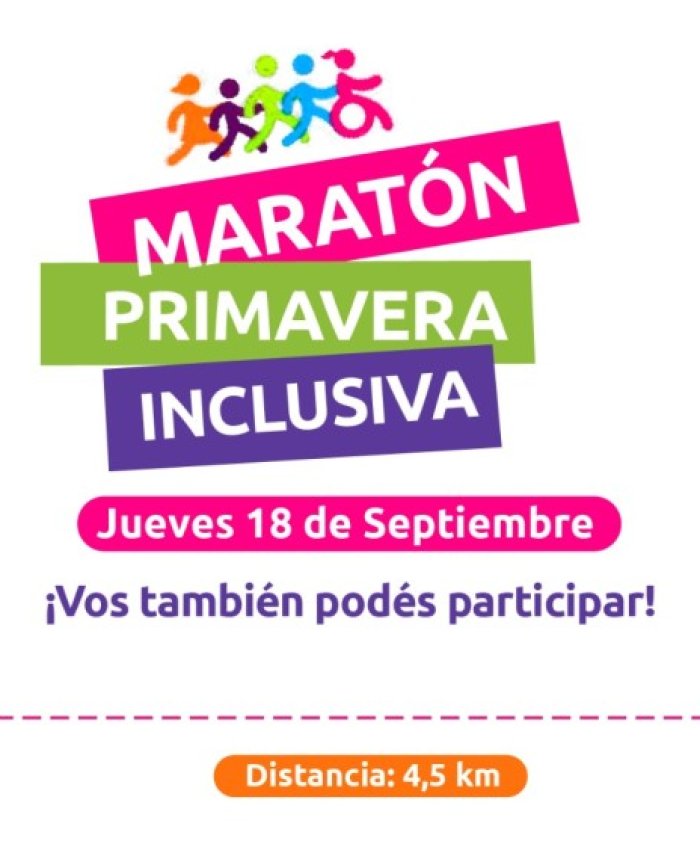 Maratón de Primavera Inclusiva en Chimbas: una fiesta de juventud, deporte y renacimiento