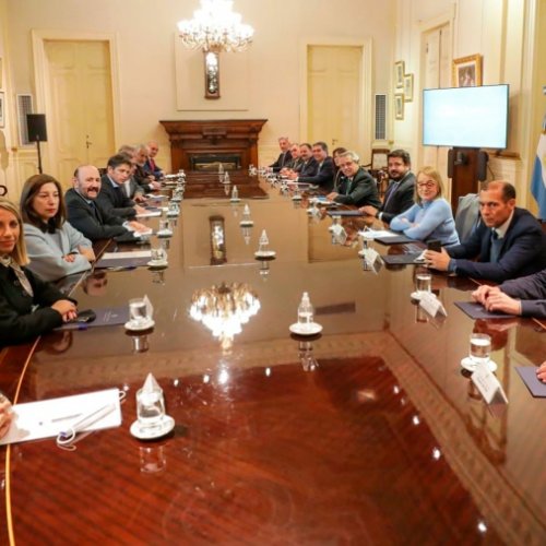 Alberto Fernández recibe a los gobernadores en Casa Rosada