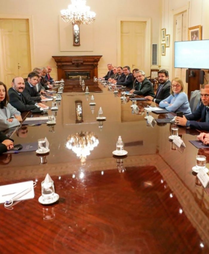 Alberto Fernández recibe a los gobernadores en Casa Rosada